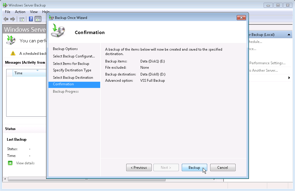 Back up virtual machines with Windows Server 2008 R2 and Hyper-V Picture 11