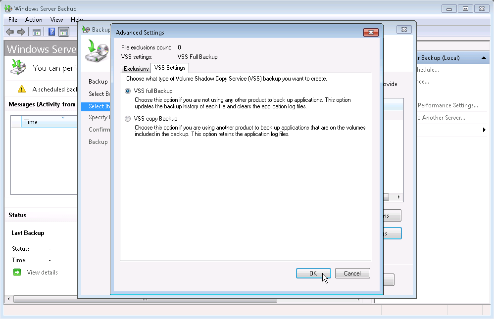 Back up virtual machines with Windows Server 2008 R2 and Hyper-V Picture 7