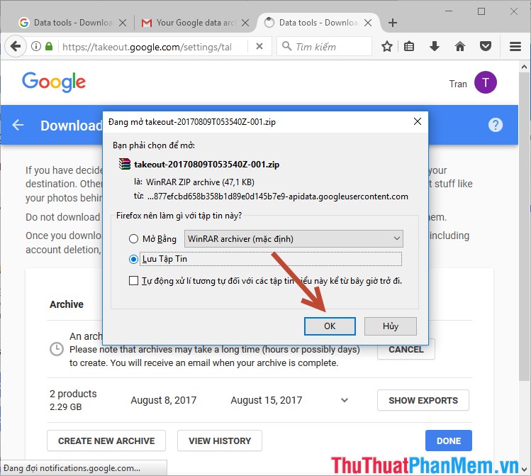 Backup all Gmail messages to your computer, Download google emails to your computer Picture 10