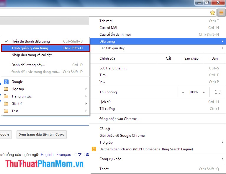 Backup and restore Bookmark on Google Chorme Picture 1