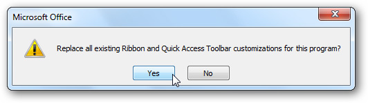 Backup and restore Office 2010 Ribbon toolbar Picture 13