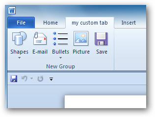 Backup and restore Office 2010 Ribbon toolbar Picture 14