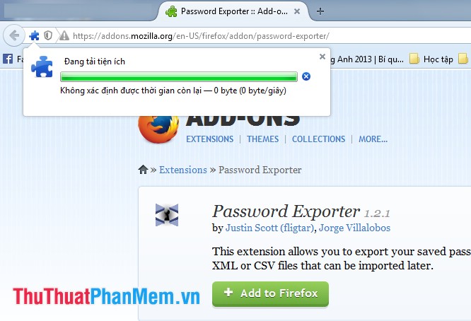 Backup and restore passwords on Firefox Picture 1