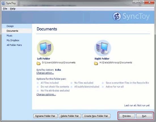 Backup and synchronize files with SyncToy Picture 10