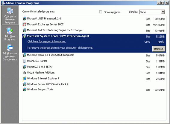 Backup for Exchange Server with DPM 2007 - Part 2: Configure DPM 2007 Picture 11