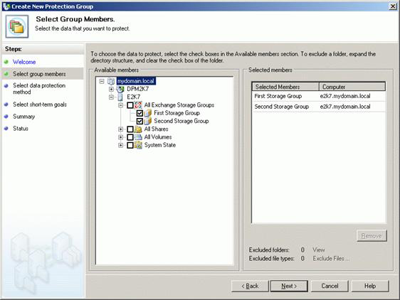 Backup for Exchange Server with DPM 2007 - Part 2: Configure DPM 2007 Picture 15