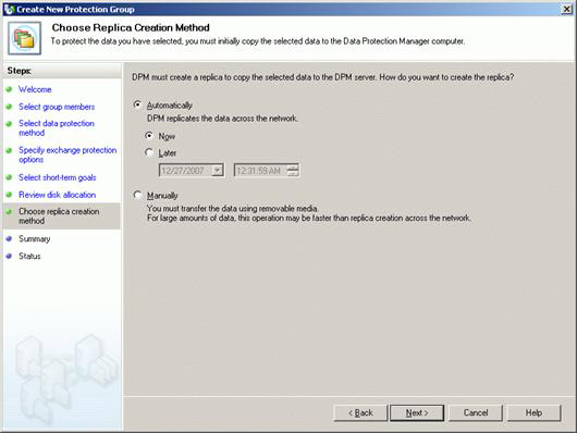 Backup for Exchange Server with DPM 2007 - Part 2: Configure DPM 2007 Picture 23