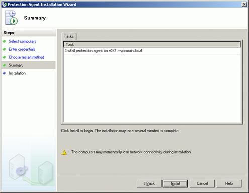 Backup for Exchange Server with DPM 2007 - Part 2: Configure DPM 2007 Picture 7