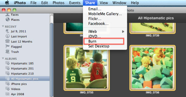 Backup iPhoto photo library Picture 3