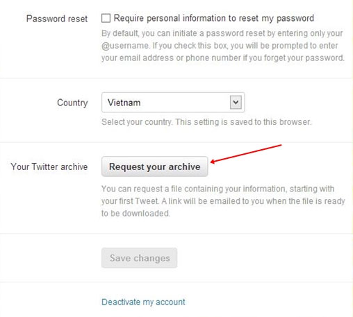 Backup personal data on Facebook, Twitter and Google+ Picture 8