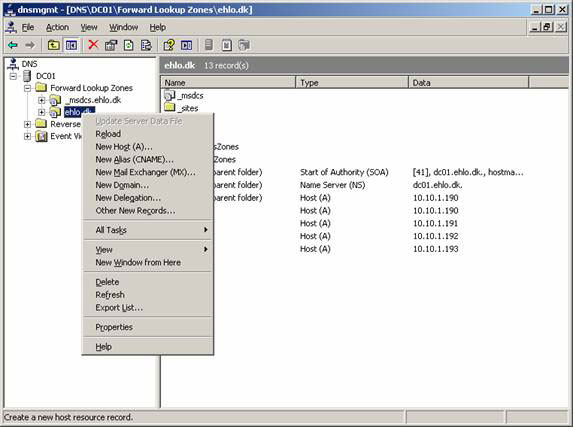 Balancing download of Exchange 2007 SP1 Hub Transport servers with Windows Network Load Balancing (Part 1) Picture 1