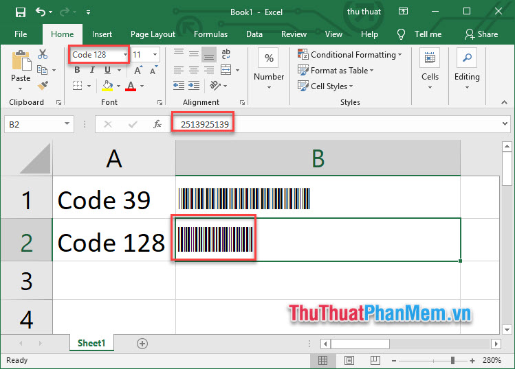 Barcode creation in Word, Excel simple and easy Picture 3