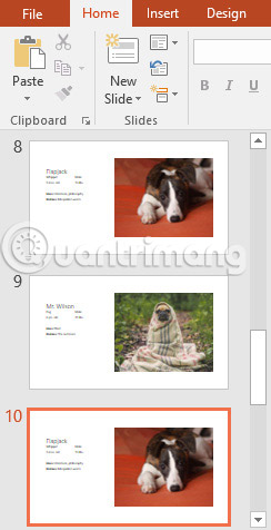 Basic information about slides in PowerPoint 2016 Picture 14