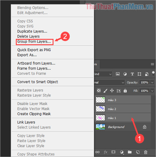 Basic operations on layers in Photoshop Picture 7
