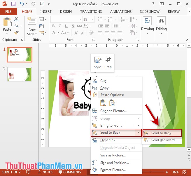 Basic operations on objects on slides in PowerPoint Picture 10