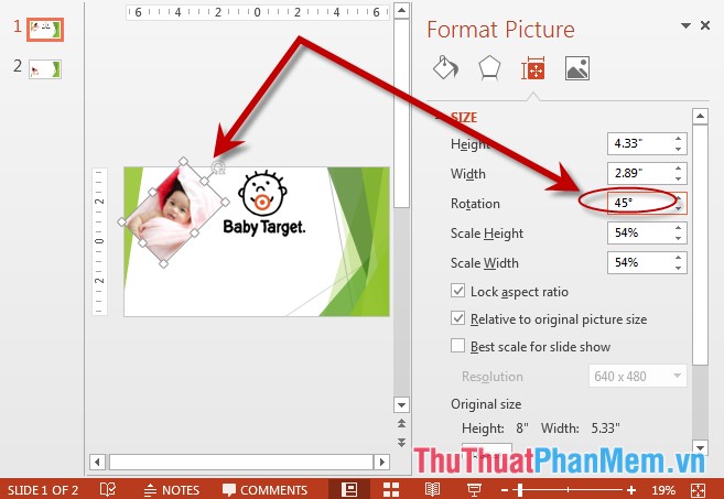 Basic operations on objects on slides in PowerPoint Picture 18