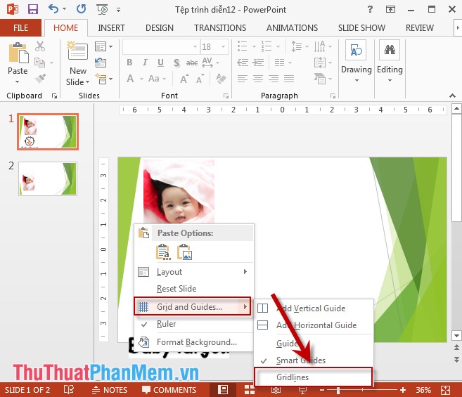 Basic operations on objects on slides in PowerPoint Picture 7