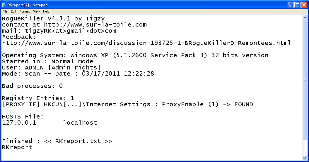 Basic operations to remove fake security software Picture 2
