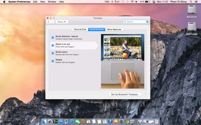Basic tutorial using multi-point trackpad on OS X Picture 4