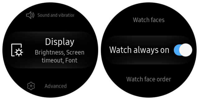 Battery saving way for Samsung Galaxy Watch Picture 2
