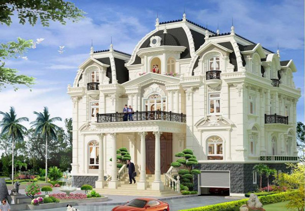 Beautiful 3-storey villa model Picture 4