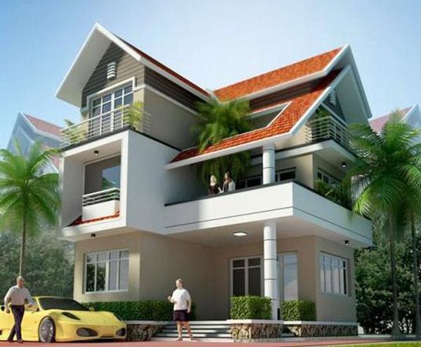 Beautiful 3-storey villa model Picture 7