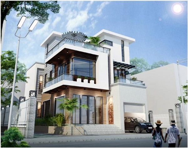Beautiful 3-storey villa model Picture 8