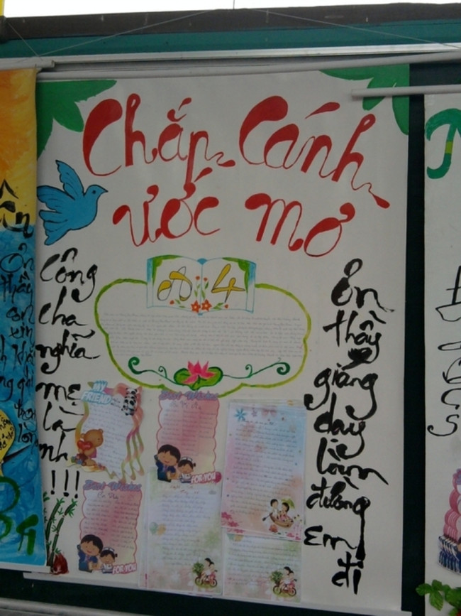 Beautiful newspaper form to celebrate Vietnamese Teachers' Day November 20 - 11 Picture 16