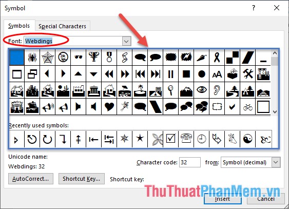 Изображение 11 шаблонов Beautiful Symbol в Word, Особенно красивых символов в Word