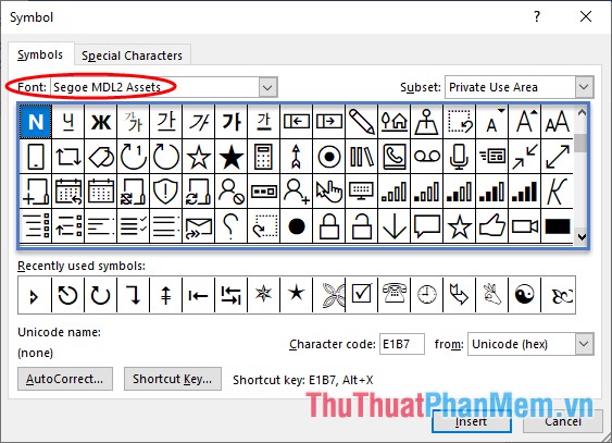 Изображение 12 шаблонов Beautiful Symbol в Word, Особенно красивых символов в Word