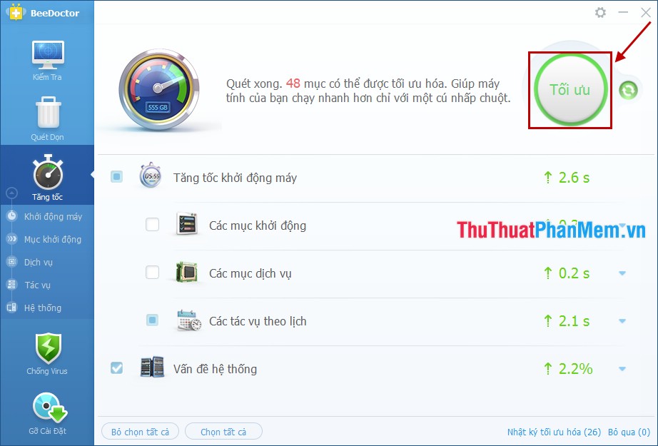 BeeDotor - Free computer system optimization software Picture 7