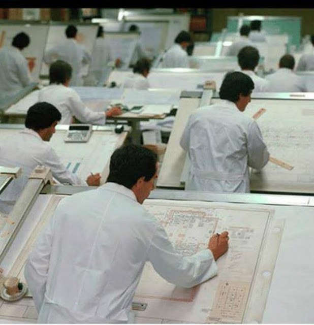 Before AutoCAD, the drawings created were complex and elaborate like this Picture 7