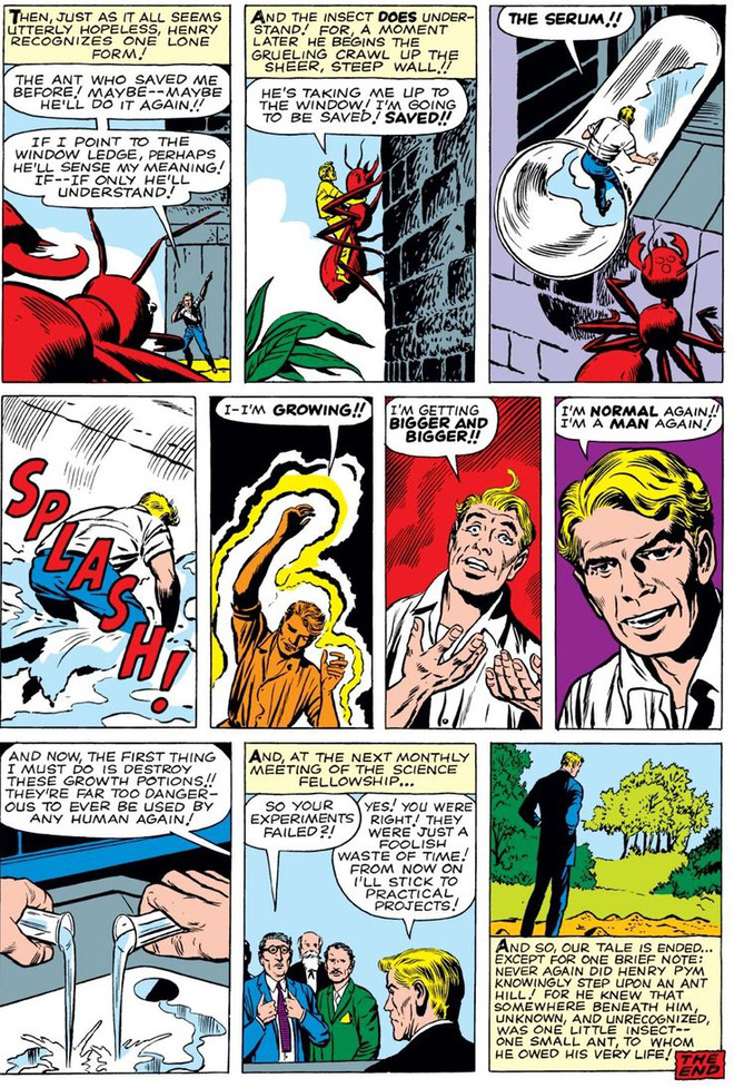 Before there were wing ants to ride, Ant-Man had to use ... rubber bands to fly in the air Picture 2