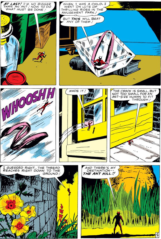 Before there were wing ants to ride, Ant-Man had to use ... rubber bands to fly in the air Picture 3