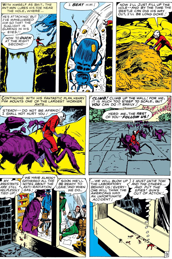 Before there were wing ants to ride, Ant-Man had to use ... rubber bands to fly in the air Picture 4