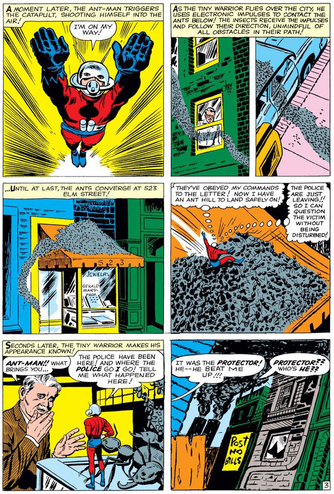 Before there were wing ants to ride, Ant-Man had to use ... rubber bands to fly in the air Picture 6