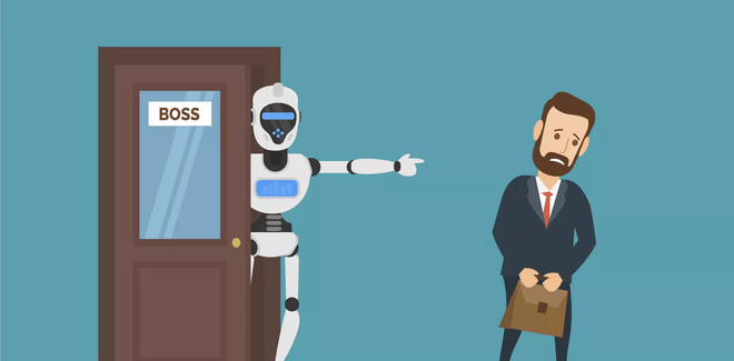 Being dismissed by a computer, the real director cannot save this guy Picture 3