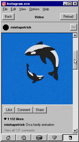 Believe it, the Instagram interface will be as great as it was if it was invented in 1995 Picture 2
