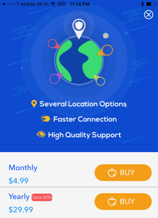 Best free VPN software on iPhone phones Picture 5