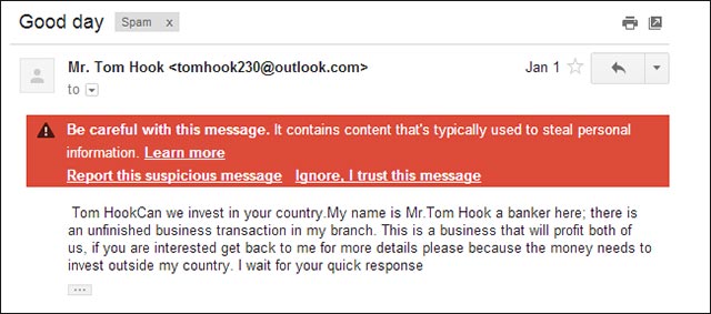 Beware of the 7 most common types of spam Picture 3