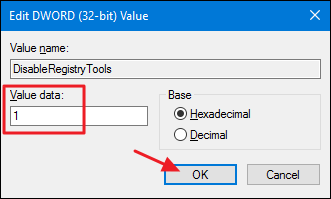 Block access to Registry Editor on Windows 10/8/7 Picture 5