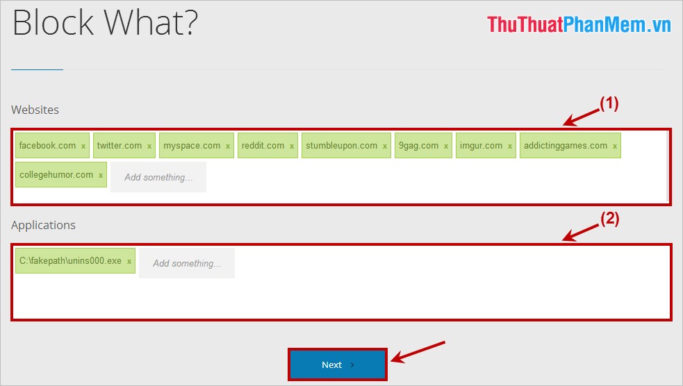 Block access to websites with free software Cold Turkey Picture 3