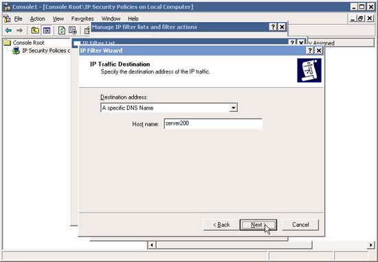 Block web browser with IPSec Picture 17