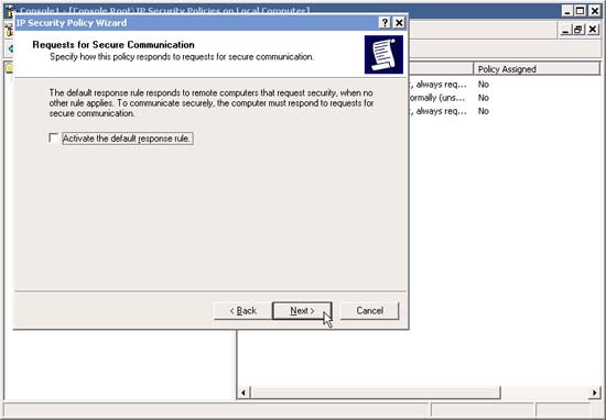Block web browser with IPSec Picture 26