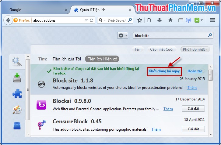 Block websites with the Blocksite add-on in Firefox Picture 6