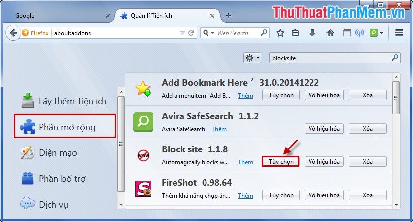 Block websites with the Blocksite add-on in Firefox Picture 7