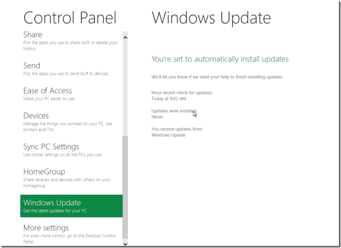 Break the Control Panel Metro of Windows 8 Picture 13