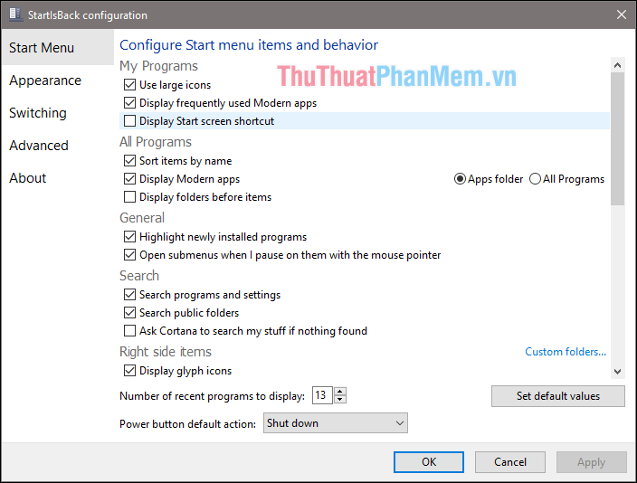 Bring the Start Menu from Windows 7 to Windows 10 Picture 7