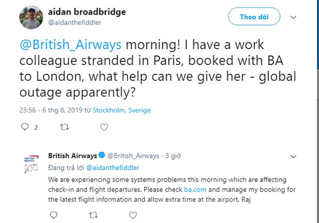 British Airways has a systematic, delaying 'error' at many airports in the UK, customers dumping stone tiles on Twitter Picture 1