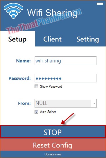 Broadcast wifi on Laptop with Wifi Sharing software Picture 4